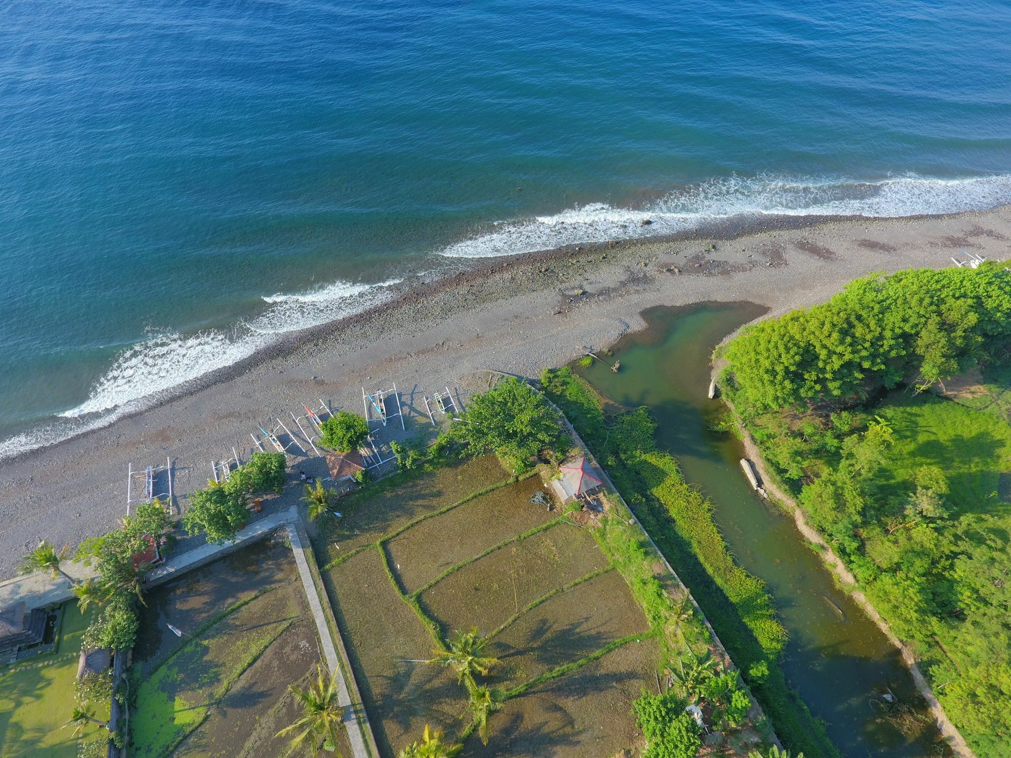 Taman Padi Villa Amed Buitenkant foto
